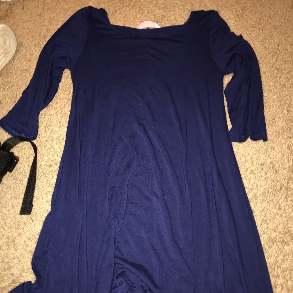 Blue dress